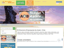 Tablet Screenshot of aisen.amarillaschile.net
